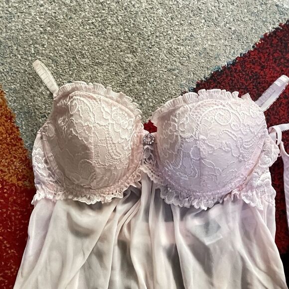 NEW Seductive Wear by Cinema Etoile 3pc Set X-Large Pink - Picture 6 of 6